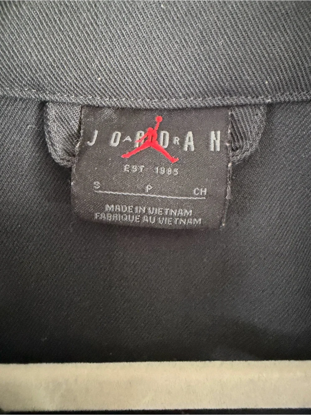 Jordan Men's Black Lightweight Zip Jacket